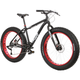 Framed Minnesota 1 Fat Bike Black Red Mens Bikes