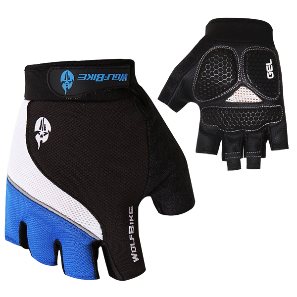 WOLFBIKE Non-Slip Gel Pad Gloves  Sportswear Bike Bicycle Cycling